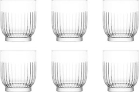 6 részes üveg pohár szett 330 ml