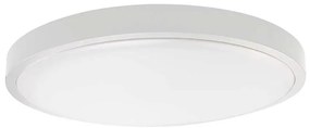 LED fürdőszobai mennyezeti lámpa 24W, 230V, IP44, 6500K, 29 cm, fehér