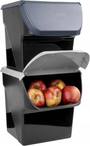 2x Tárolóedény Zöldség Gyümölcs hagyma burgonya fokhagyma konyhai tárolás