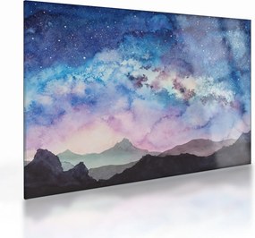 Kép - Milky Way, akvarell (üvegen) (70x50 cm)