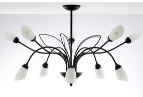 Jupiter 2056 - Csillár rúdon GLORIOSA 10xG9/14W/230V fekete