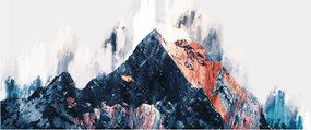 Kép - Absztrakt hegy (120x50 cm)