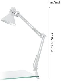 Eglo 90872 - Asztali lámpa FIRMO 1xE27/40W/230V