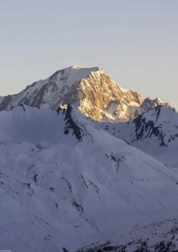 Poszter 29,7x42cm Alpok, Mont Blanc, Assaf Frank