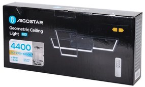 Aigostar - LED Dimmelhető mennyezeti lámpa LED/38W/230V 2700-6500K + távirányító