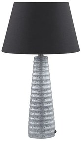 Ezüstszínű kerámia asztali lámpa 58 cm VILNIA Beliani