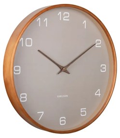Karlsson 5993GY design falióra szürke, átmérő 40cm