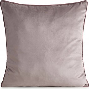 Dekoratív párnahuzat 60X60 púder bársony dísz szegéllyel