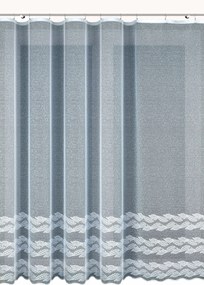 Mg Függöny jacquard 35603 Fehér 300x150cm készre varrva Bt M