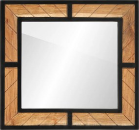 vidaXL tömör akácfa fürdőszobatükör 60 x 1 x 55 cm