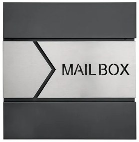 monzana® Postaláda 37x11x36,5 cm - antracit