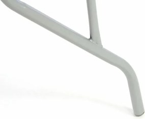 Kerti azstal BISTRO üvbeglappal - szürke