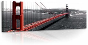 Golden Gate híd, vászonkép, 145x45 cm méretben
