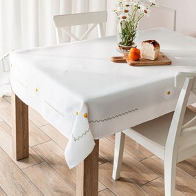 Summer Abrosz hímzéssel, 140x220cm, 001 fehér