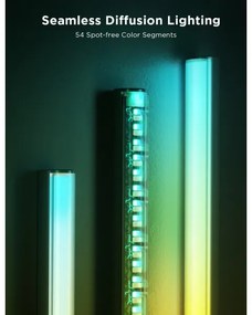 Govee - LED Állólámpa hangszóróval Pro RGBICWW Wi-Fi + + távirányító