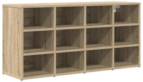 Cipősszekrény polcokkal sonoma tölgy 103 x 30 x 51 cm Faanyag