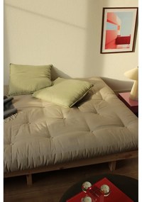 Sárga kordbársony kanapé 200 cm Lean – Karup Design