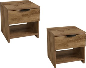Éjjeliszekrények HAVANA (2 db), artisan tölgy