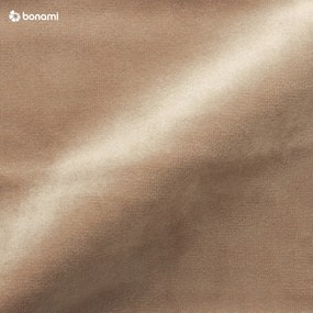 Világosbarna boxspring ágy tárolóhellyel 180x200 cm Bali – Cosmopolitan Design