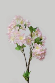 Rózsaszín mű japáncseresznye virágok 70cm
