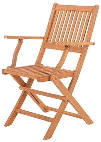 Natúr színű tömörfa kerti szék – LDK Garden