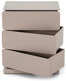 Szürke-bézs fém komód 37x54,5 cm Joey – Spinder Design