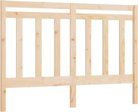 vidaXL tömör fenyőfa ágyfejtámla 126 x 4 x 100 cm