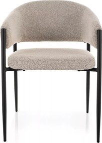 Akita étkezőszék bézs/fekete