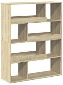 sonoma tölgy színű szerelt fa térelválasztó 100 x 33 x 125,5 cm