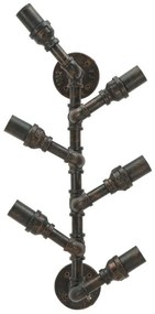 Fali kulacstartó manhattan 6 férőhelyes 27x15x55cm