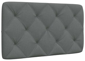 sötétszürke szövet fejtámla párna 80 cm