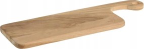 Hosszúkás felvágott sajt deszka snackekhez 40x13 Tálaláshoz fa teak