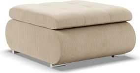 Tokio puff, kordbársony, bézs