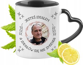 Pawel Kukiz Kukiz15 Fekete Bögre Szív Alakú Füllel Ajándék