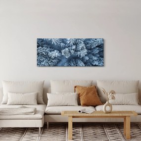 Kép - Havas erdő (120x50 cm)