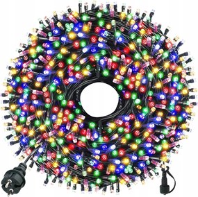 Karácsonyfa Fényfüzér 500 Led 38 Méter Kültéri Többszínű Flash