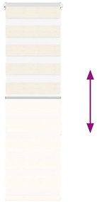 zebrafüggönnyel márványbézs szövetszélesség 40,9 cm poliészter