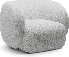 Világosszürke fotel Kate – Micadoni