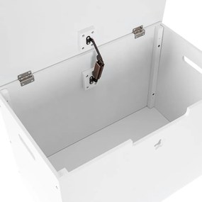 Játéktároló doboz, fehér, BOLIS