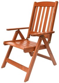 ROJAPLAST LUISA fenyőfából készült összecsukható, lakkozott kerti szék ()