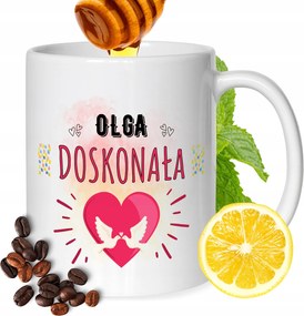 Bögre Olga Barátnő Feleség Barátnő Ajándék Nyomtatott Fehér 330ml