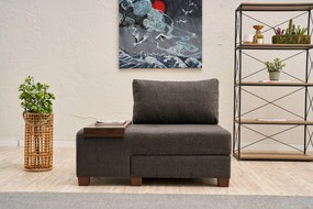 Egyzemélyes kanapéágy- Perenna Linen Balos - Antracit