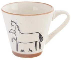 Orion porcelános bögre Statek kůň, 0,07 l