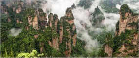 Kép - Zhangjiajie Nemzeti Park, Kína (120x50 cm)