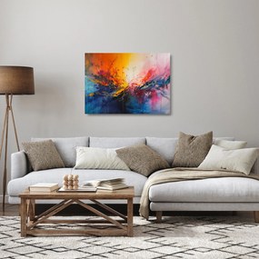 Üveg kép - Színes absztrakció (70x50 cm)