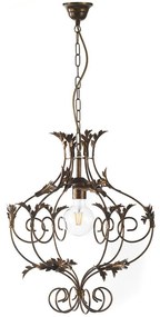 ONLI - Csillár láncon CONTESSA 1xE27/22W/230V bronz