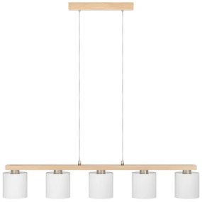 Eglo 901291 - Kábelre függesztett csillár CASTRALVO 5xE27/28W/230V