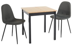 Sydney étkezőasztal és 2 db Lissy étkezőszék - Bonami Essentials