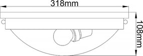 ELSTEAD FE-GRAVITY-F-PN GRAVITY Klasszikus Mennyezeti Lámpa Fényes Nikkel E27 IP20