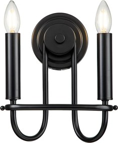 Kichler Capitol Hill KL-CAPITOL-HILL2-BLK Fali lámpa 2x40 W/E14